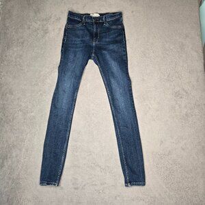 Free People Jeans Women's W 27R 61855-1651525 Dark Wash Skinny 27 x 30